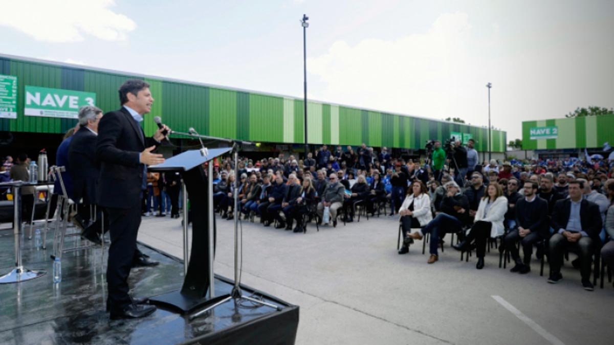 Kicillof inauguró el Mercado Municipal de Ensenada