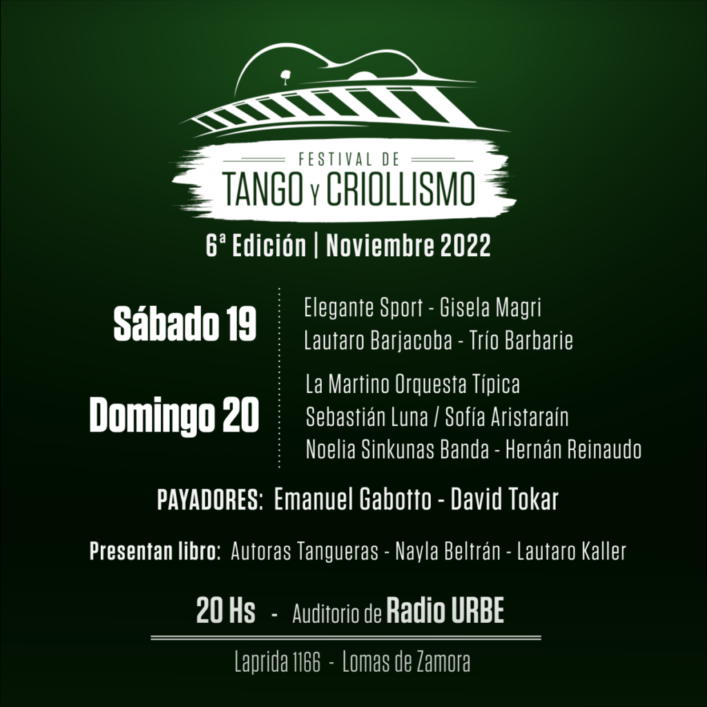 Festival de Tango y Criollismo en Lomas de Zamora
