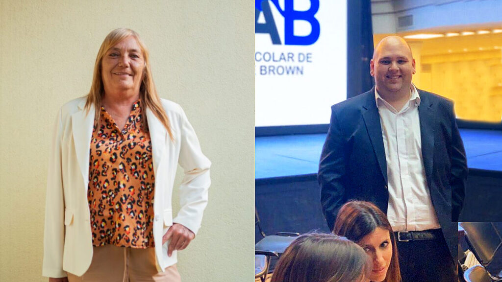 Mariella Cinalli y Adrián Buffoni UCR Almirante Brown