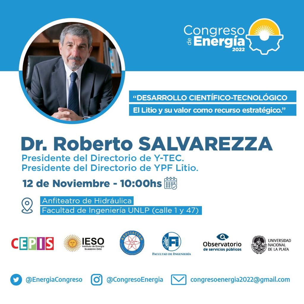 Congreso de Energía 2022 - Roberto Salvarezza