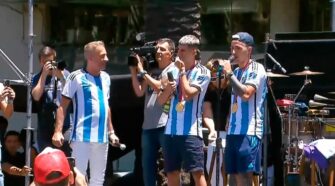 Enzo Fernández y Exequiel Palacios