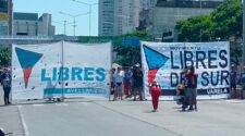 Protesta en el Carrefour de Avellaneda