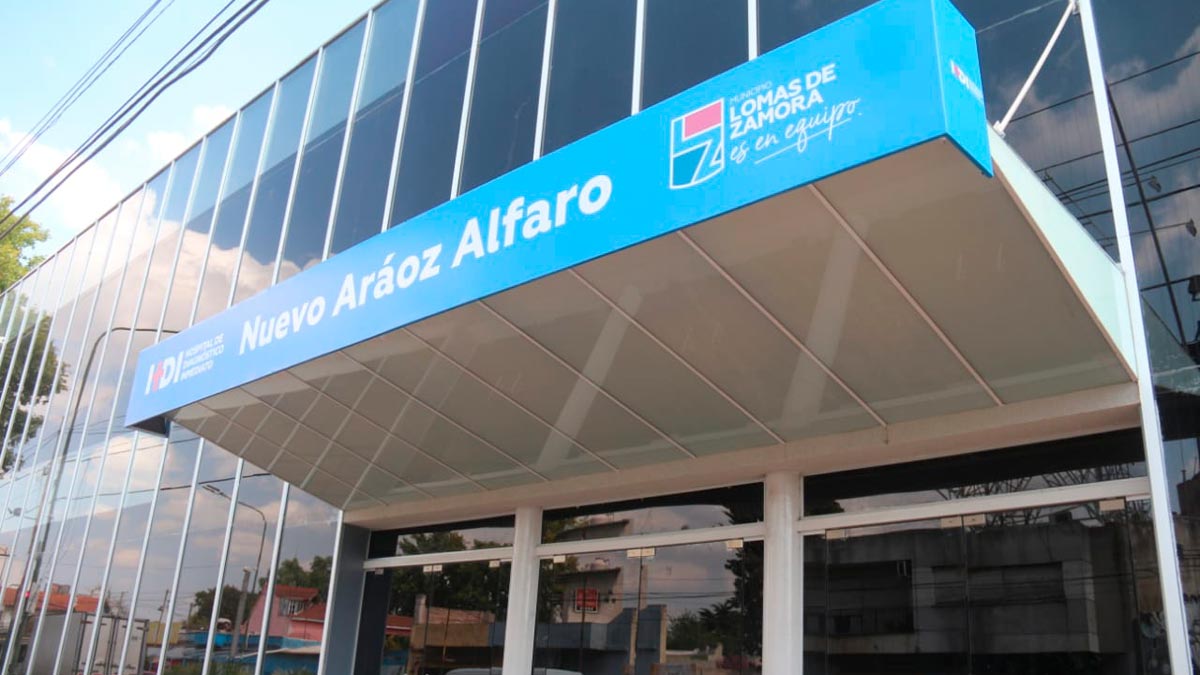 Kicillof inaugura el "Nuevo Aráoz Alfaro" de Lomas de Zamora