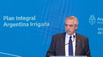 Alberto Fernández - Plan Integral Argentina Irrigada