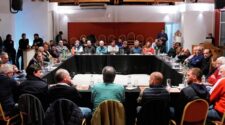 Máximo Kirchner se reunión con intendentes y legisladores de la Sexta Sección