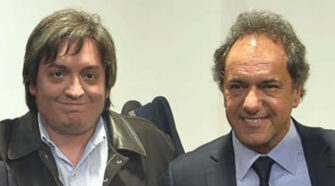 Maximo Kirchner y Daniel Scioli