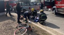Un ciclista fue atropellado en Longchamps