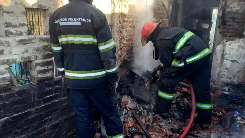 Incendio en Esteban Echeverría