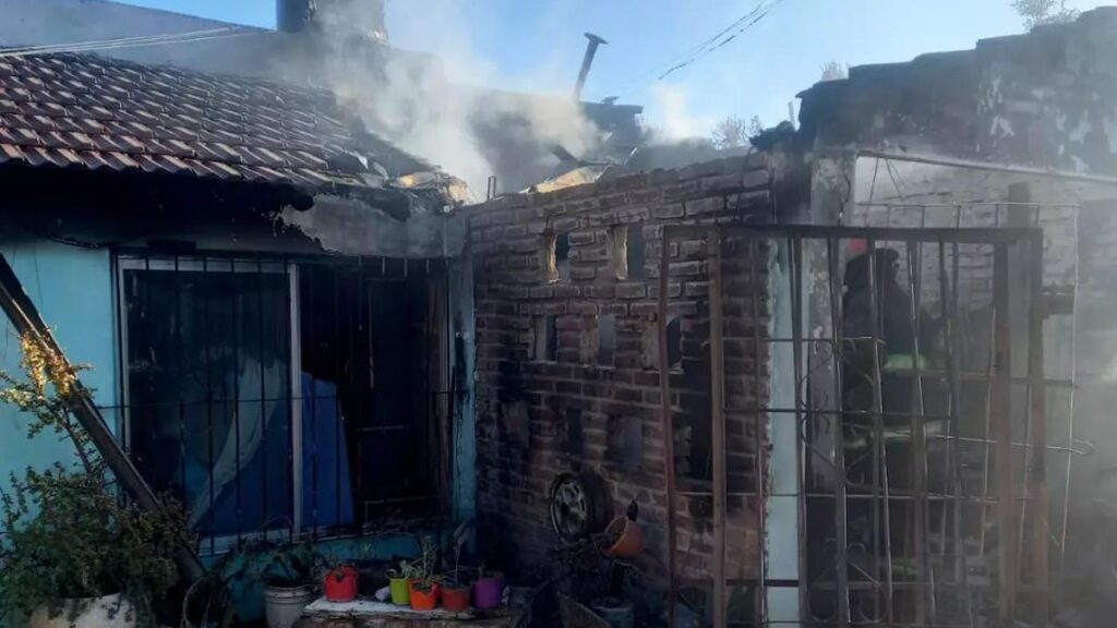 Incendio en Esteban Echeverría