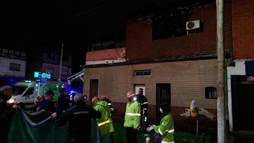 Incendio en Villa Diamante