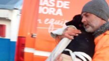 Rescate de un perrito en Lomas de Zamora