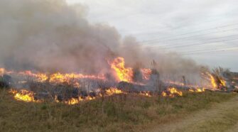 incendio Covelia de Lomas de Zamora
