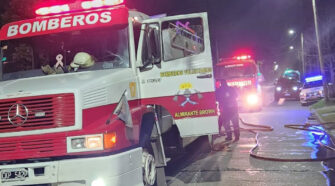 incendio en José Marmol