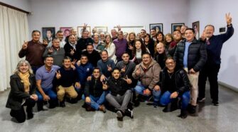 Máximo Kirchner encabezó un encuentro de dirigentes en la UOM de Avellaneda