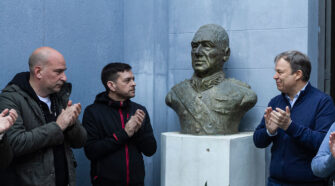 Homenaje Juan Perón Almirante Brown