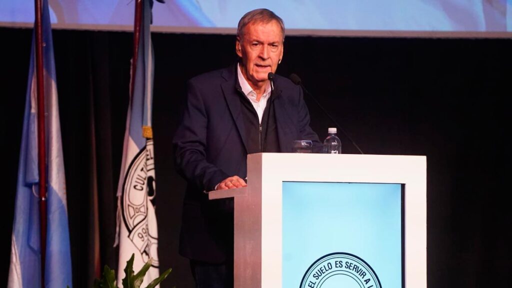 Schiaretti en La Rural, propuesta para el campo