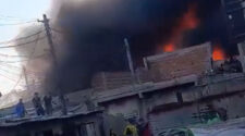 Feroz incendio en Avellaneda