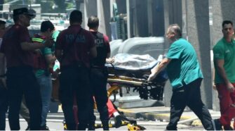 Incendio en el Ministerio de Trabajo