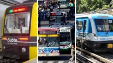 Colectivos, Trenes, Subte, Vuelos