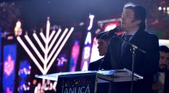 Milei acto del holocausto