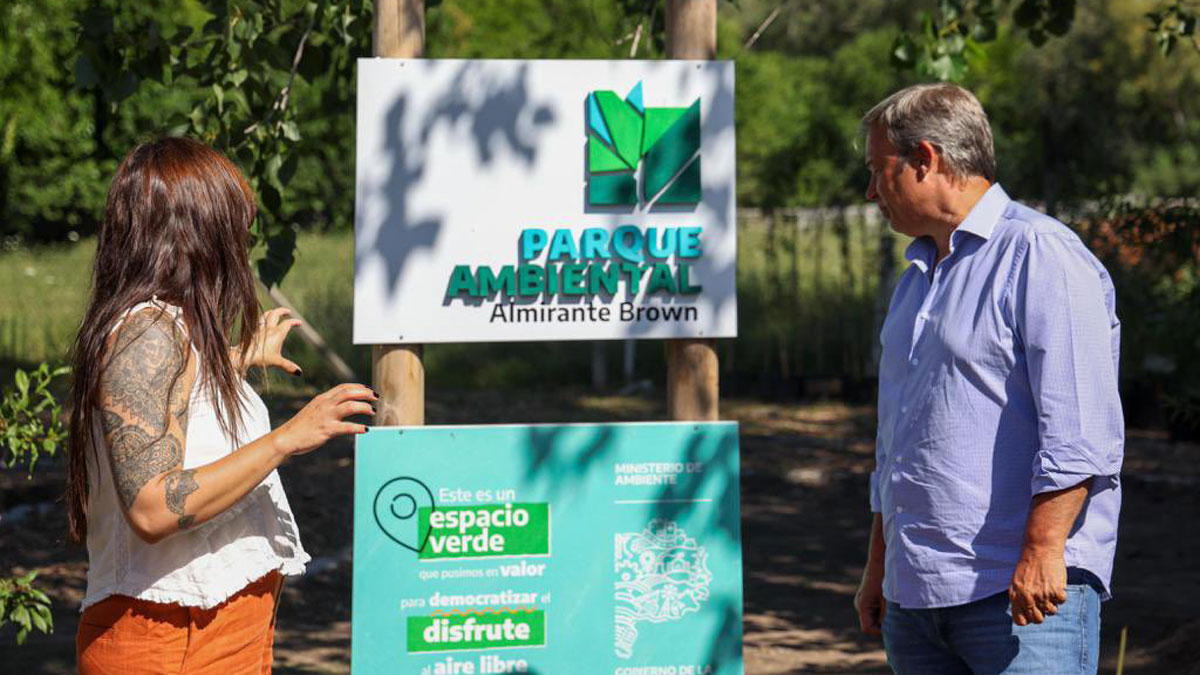 Un nuevo parque ambiental en Almirante Brown