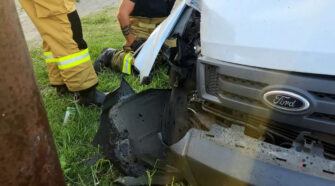 Choque con menores heridos en Lanús