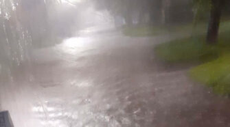 Temporal: Destrozos e inundaciones en la zona sur del Conurbano