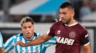 Lanús perdió por 2 a 0 con Racing por la Fecha 13 de la Copa de Liga Profesional de Fútbol