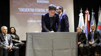 Axel Kicillof en el Encuentro Federal por la Memoria