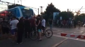 Trágico accidente ferroviario en Longchamps