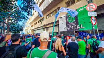 protesta de ATE por despidos