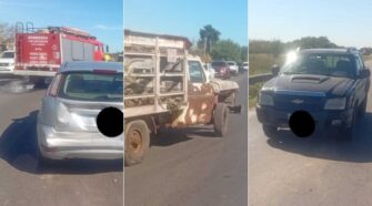 Choque múltiple en Longchamps