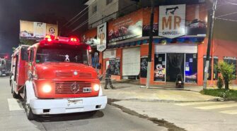 Incendio en carnicería - Almirante Brown