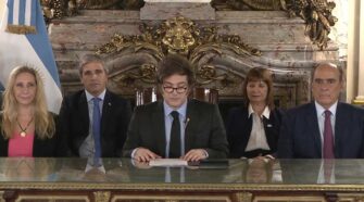 cadena nacional Milei cepo