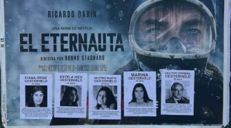 Afiche nietos de Oesterheld HIJOS El Eternauta