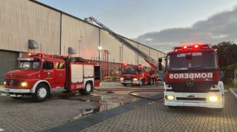 Incendio en el Parque Industrial de Almirante Brown