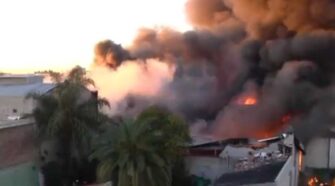 Incendio en Lomas del Mirador