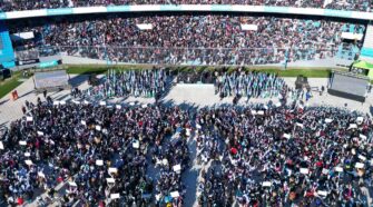 Promesa a la Bandera en Avellaneda