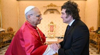 Papa León XIV Javier Milei