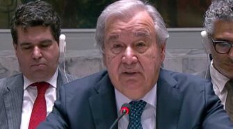 Secretario general de la ONU, António Guterres