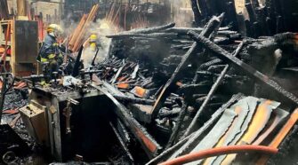 incendio maderera de Lanús