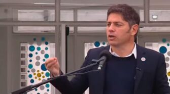 Kicillof en San Vicente