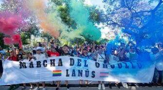 Marcha del Orgullo en Lanús