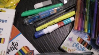 canasta escolar - útiles