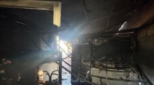 Incendio en un local de comidas de Monte Grande