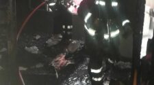 incendio de vivienda en Monte Grande