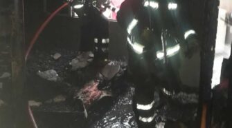 incendio de vivienda en Monte Grande