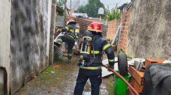 Incendio en una vivienda de ministro Rivadavia