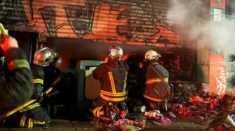 incendio en San José