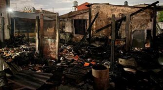 trágico incendio